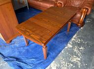 Grajewo ogłoszenia: Komplet mebli drewnianych. Witryna, komoda, szafka, ława - zdjęcie