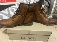 Grajewo ogłoszenia: Sprzedam botki skórzane, lekko ocieplane z firmy Lasocki, do... - zdjęcie