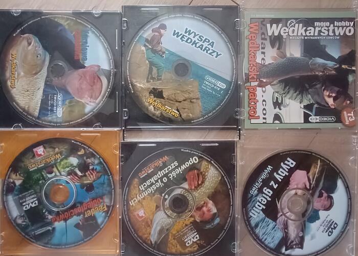 Grajewo ogłoszenia: Sprzedam sześć płytek DVD o tematyce wędkarstwo, cena za...